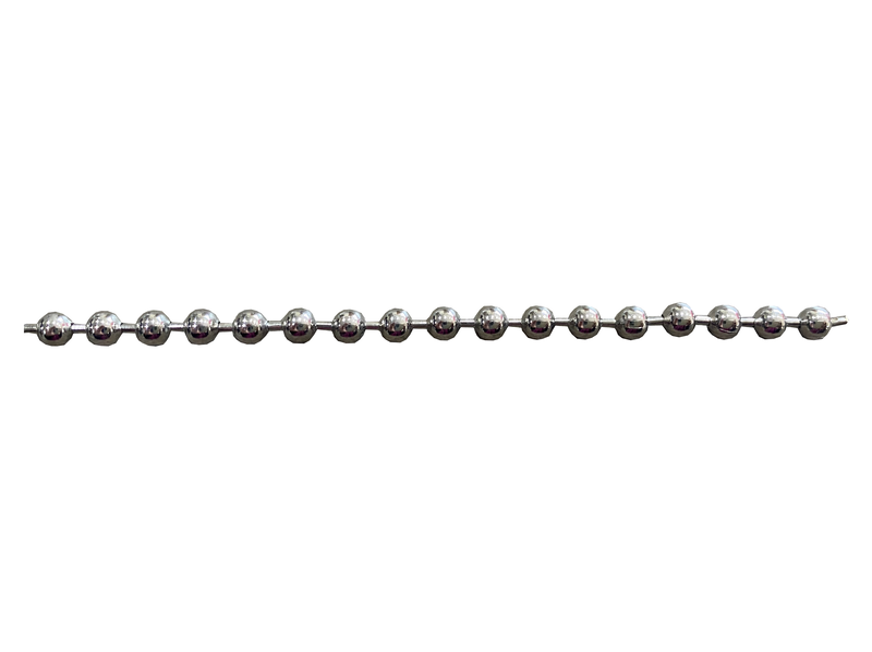 Ball chain 3.2mm chrome per meter, , medium-null