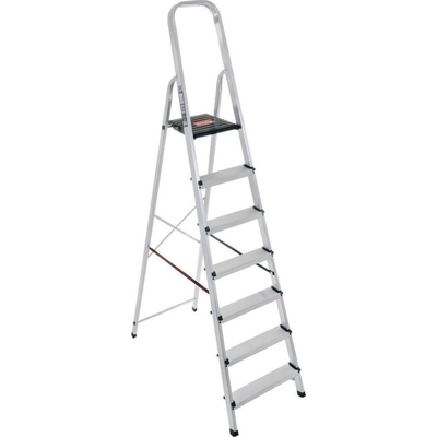 Palbest hobby σκάλα αλουμινίου με 6+1 σκαλοπάτια 221cm, , medium