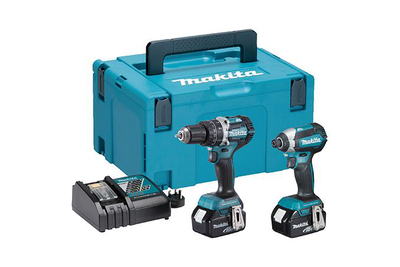 Dlx2180tj - combo kit percussion drill & impact driver 18v (160688)