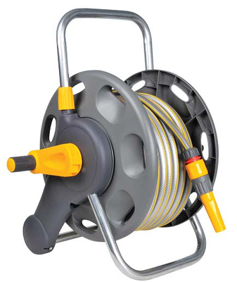 Hozelock 45m hose reel & 25m hose, , medium