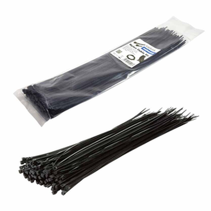 Kab0040b 400mm cables ties industrial standard black logilink, , medium-null