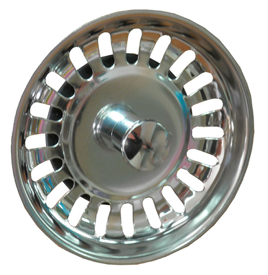 Strainer sink s/steel granite 80mm