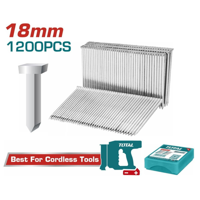 Total καρφιά για σκυρόδεμα 18mm 1200 τεμάχια σε πλαστικό κουτί για καρφωτικά tcstli3805 , , medium