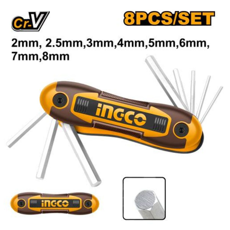 Ingco &sigma;&epsilon;&tau; ά&lambda;&lambda;&epsilon;&nu; &kappa;&lambda;&epsilon;&iota;&delta;&iota;ά cr-v 2&ndash;8mm 8 &tau;&epsilon;&mu;ά&chi;&iota;&alpha;, hhk14081, , medium-null