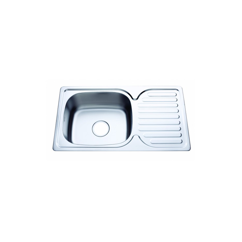 Kitchen sink 7642l left 760x420x180mm s / s, , medium image number null