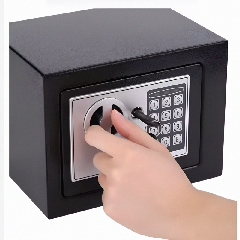 Product image: Χρηματοκιβώτιο ασφαλείας 6l με κλειδαριά και ψηφιακό κωδικό, , medium-null