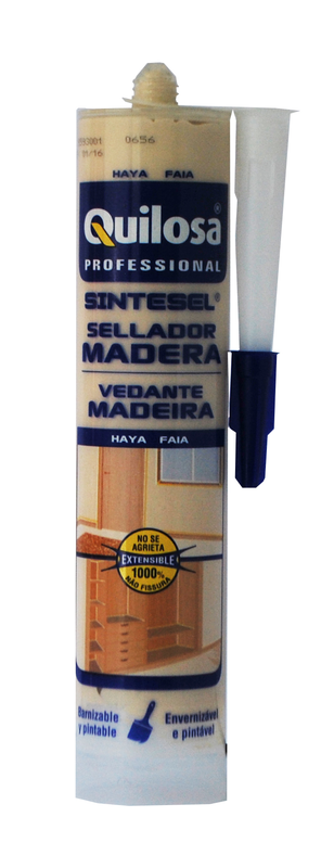 Product image: Quilosa τεγανοποιητικο με βαση το νερο για αρμους σε ξυλο μπεζ 300ml, , medium-null