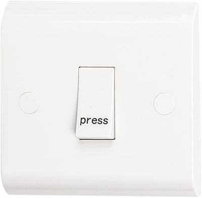 Svg screwless 1gang press switch, , medium