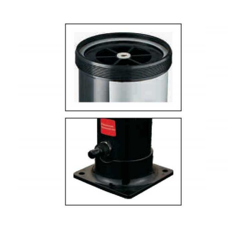 Product image: Outdoor solar shower column 20ltr black/silver 155x155x2220mm, , medium-null