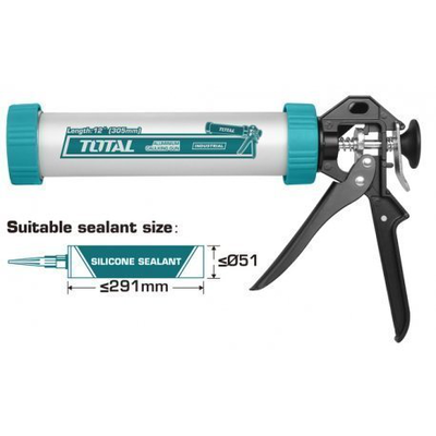 Aluminium caulking gun 12″, , medium