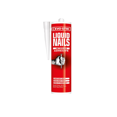 Evo-stik silicone nails interior c20 290ml cream, , medium