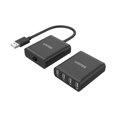 Unitek y-2516 4 port USB extender over ethernet 60m, , medium