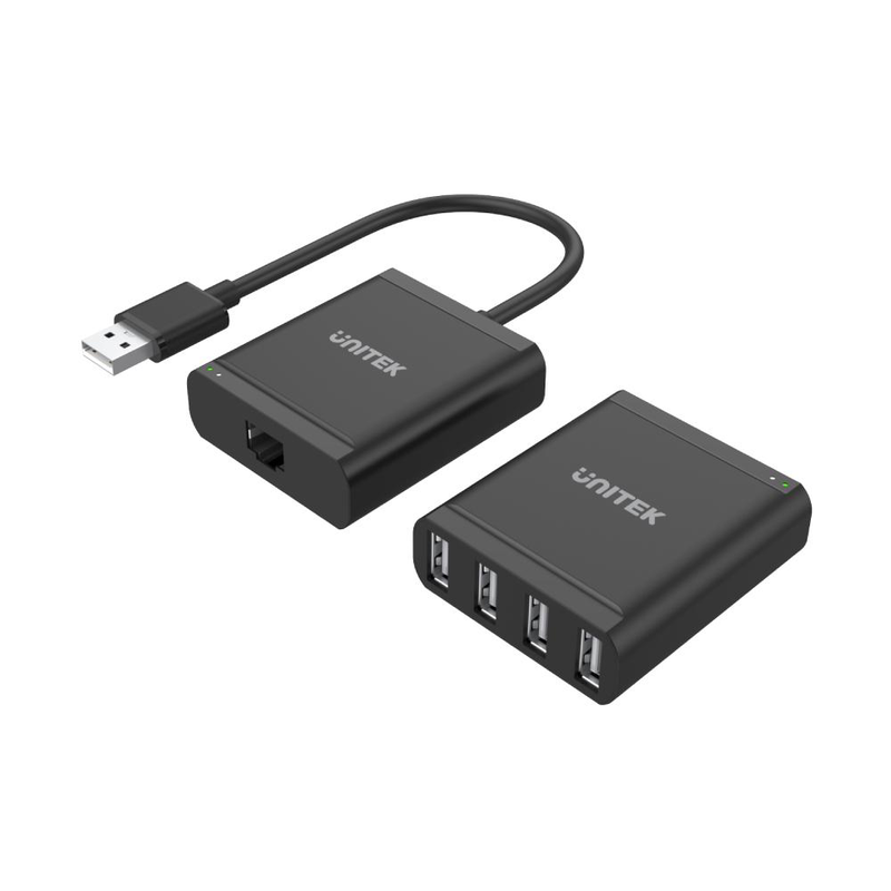 Product image: Unitek y-2516 4 port USB extender over ethernet 60m, , medium-null