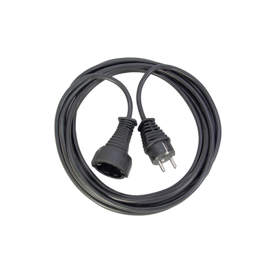 Brennenstuhl quality extension cable  of plastic  5m black