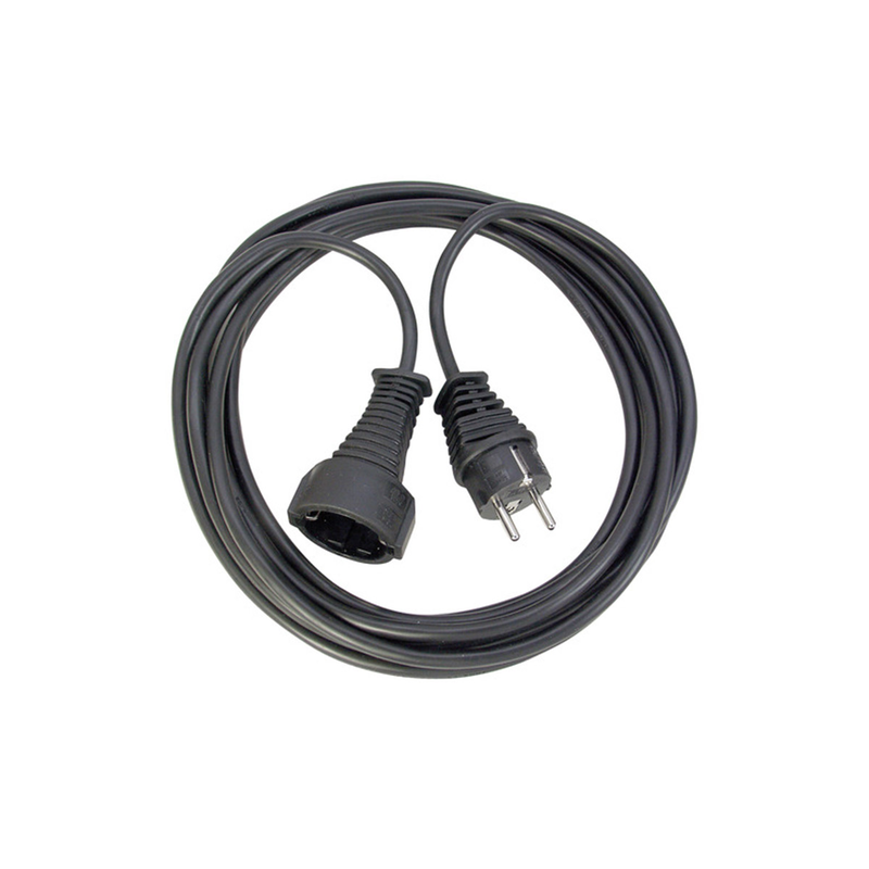Brennenstuhl quality extension cable  of plastic  5m black, , medium image number null