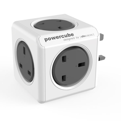 Powercube πολυπριζο γκρι, , medium