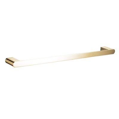 Joy brushed gold single towel rail 60cm
