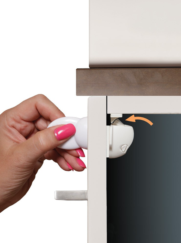 Dreambaby adhesive mag locks - 1 magnetic key, , medium-null