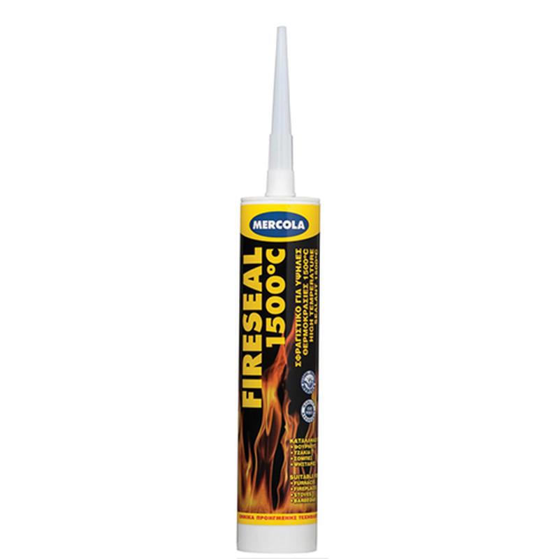 Mercola high temperature sealant black fire seal 280ml-null