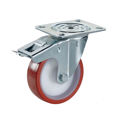 Wheel with flange and stopper nybpx/ 2 150mm brown, Brown, medium