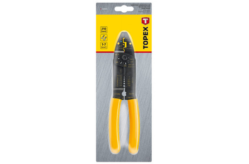 Product image: Topex crimping pliers 210mm, , medium-null