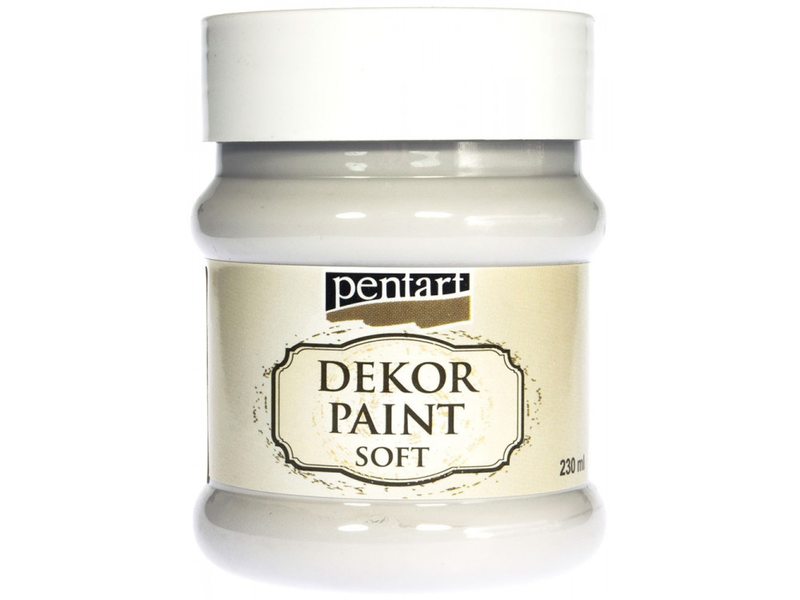 Product image: Pentart dekor paint soft 230ml off-white-null