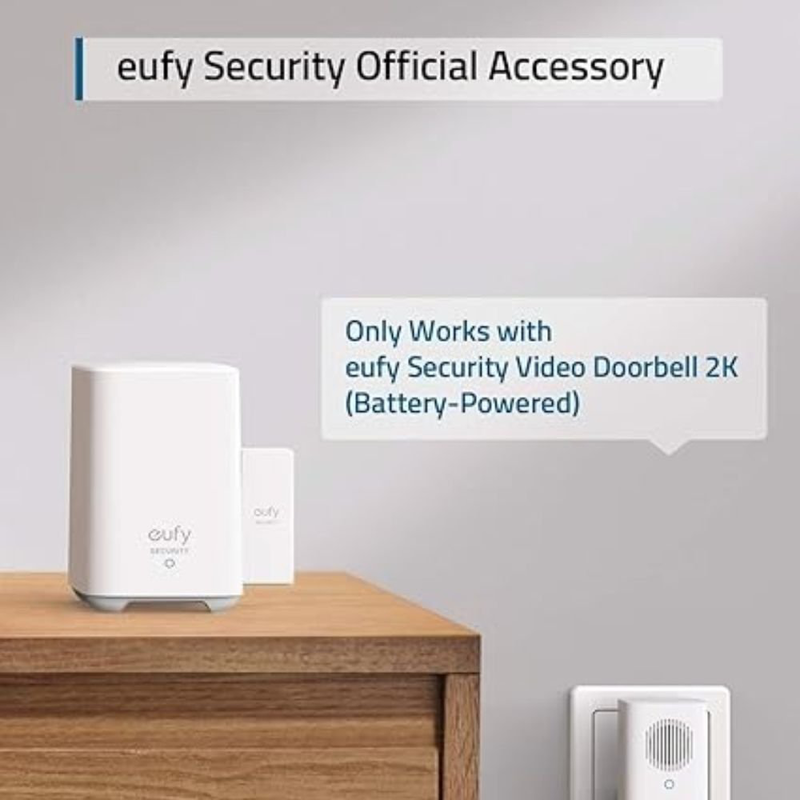 Anker eufy κουδούνι πόρτας ασφαλείας για homebase 2 ποτέ μην χάσετε επισκέπτη, με πλήρη προσαρμογή ήχων, , medium-null
