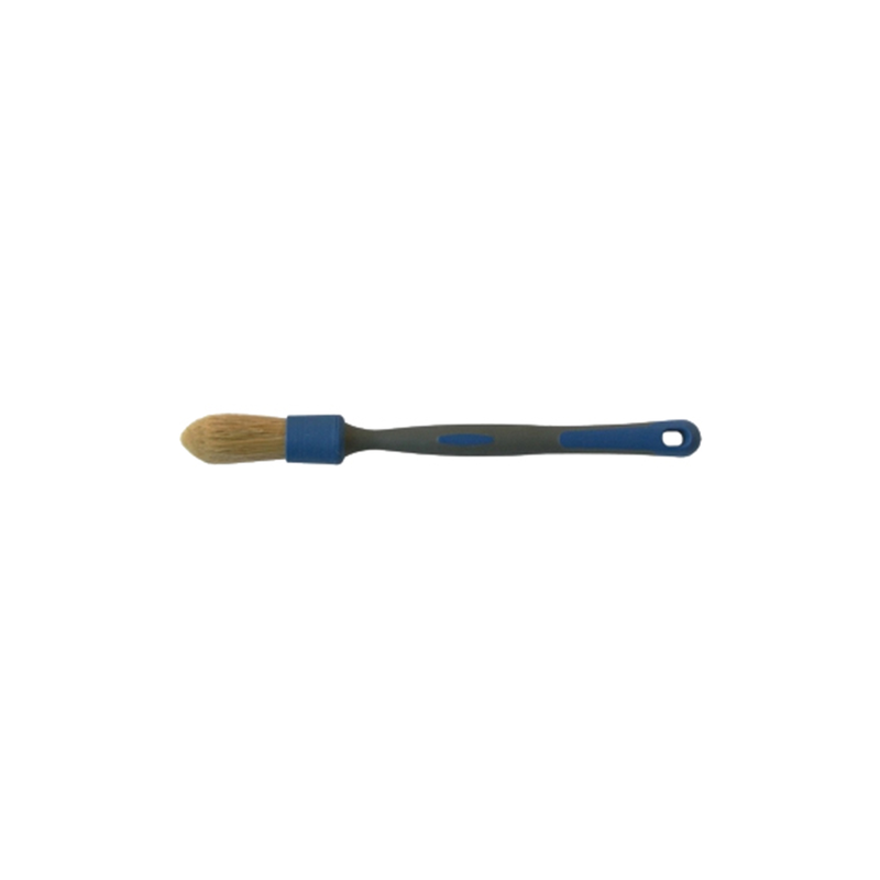 Round brush blue with gray handle-null