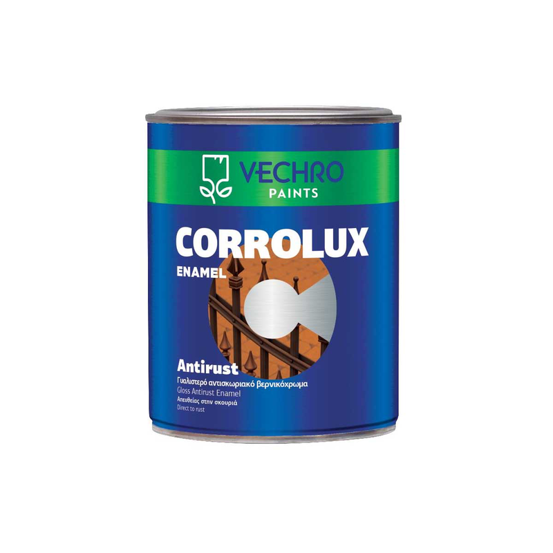 Vechro corrolux anticorrosive gloss enamel paint 2,5l black-null