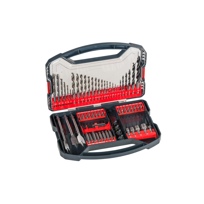 Kwb drill bits set 62 pcs for metal/stone/iron-null