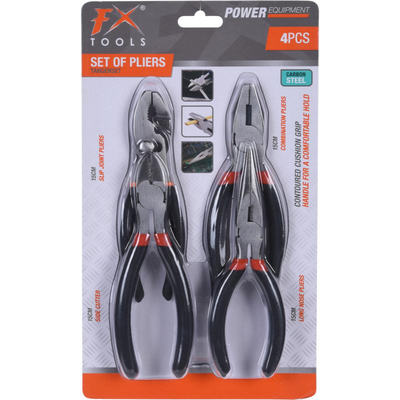 Fx tools pliers set 4pcs, , medium