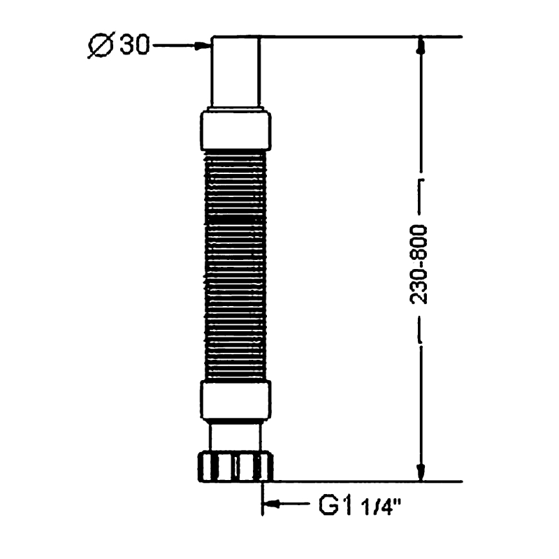Plumwater &epsilon;&upsilon;&kappa;&alpha;&mu;&pi;&tau;&omicron;&sigmaf; &sigma;&omega;&lambda;&eta;&nu;&alpha;&sigmaf; &alpha;&pi;&omicron;&chi;&epsilon;&tau;&epsilon;&upsilon;&sigma;&eta;&sigmaf; 1 1/4" 30&ndash;85cm - &mu;&alpha;&upsilon;&rho;&omicron; &mu;&alpha;&tau;, , medium-null