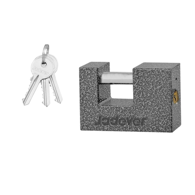 Jadever λουκέτο ορθογώνιο τύπου 7 cm με 3 κλειδιά, , medium