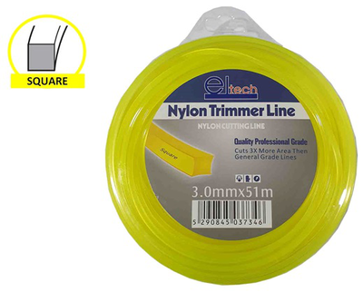 Eltech trimmer line square 3mm x 51m, , medium