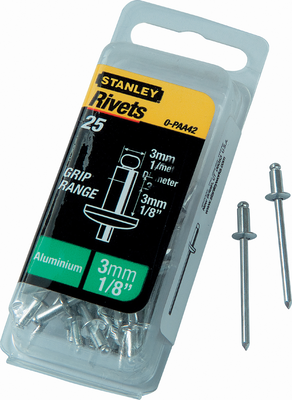 Stanley alumin rivets 1/8x1/8(x25), , medium