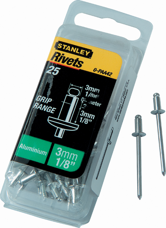 Stanley alumin rivets 1/8x1/8(x25), , medium-null