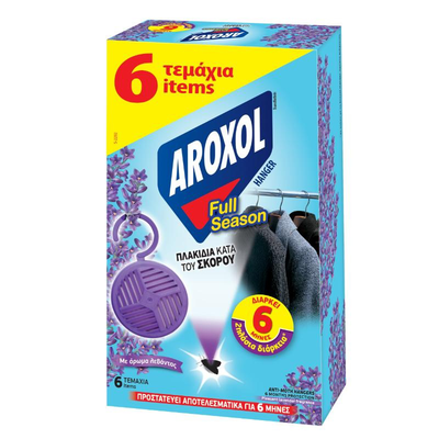Aroxol full season moth hanger 6pcs