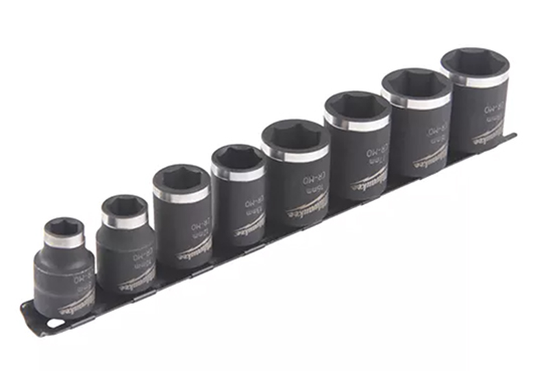4932478288 - shockwave 3/8" short hex impact socket set 8pcs (166651)-null
