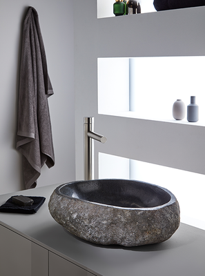 Rock stone basin 45x40x15cm, , medium