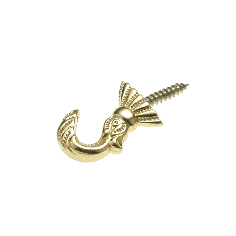 Screwhook with design 511 black 2pcs image number null