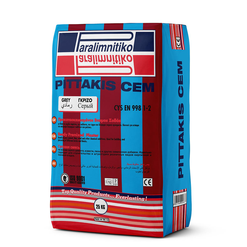 Paralimnitiko ready mix plaster pittakis cem 25kg-null