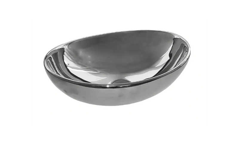 Silver art basin 410x340x150mm, , medium-null
