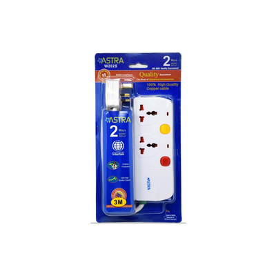 Astra power supply 5 sockets with switches 3m, , medium