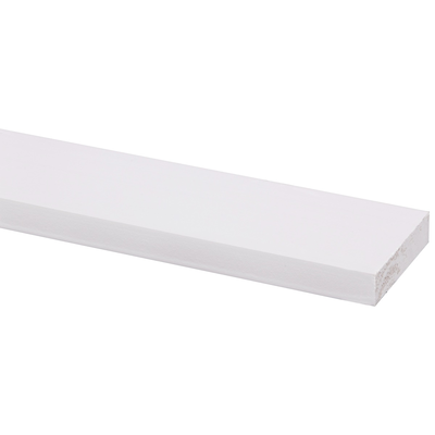 Pine primed strip wood 12x55mm white, , medium