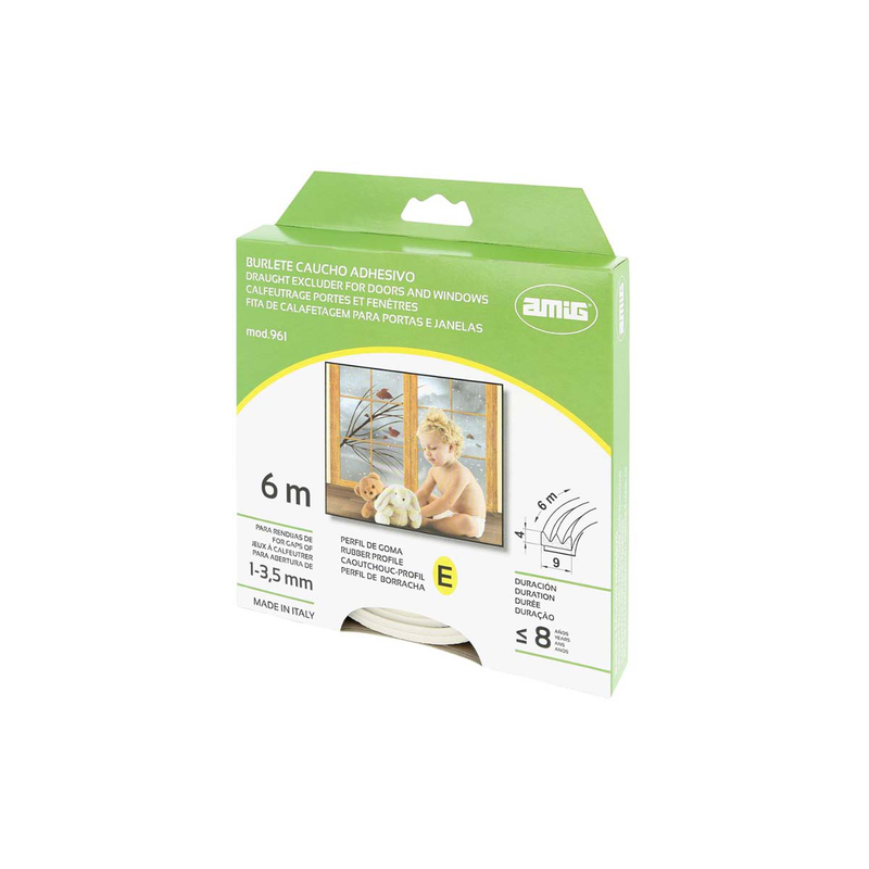 Product image: Waterproof adhesive tape mod. 961 6mx9mmx4mm white-null