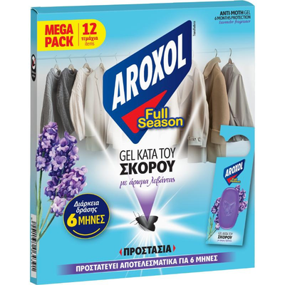 Aroxol full season moth kill gel 12pcs, , medium