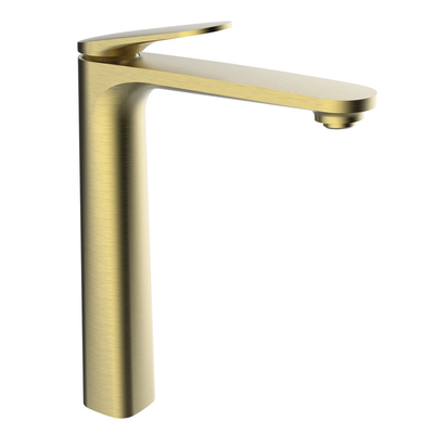 Velvet brushed gold basin mixer, Gold, medium