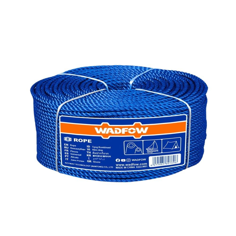 Product image: Wadfow σχοινί πολυπροπυλένιο 12mm 320m 20kg wrz2312, , medium-null