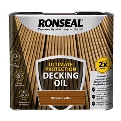 Ronseal® decking oil 2.5l - natural cedar