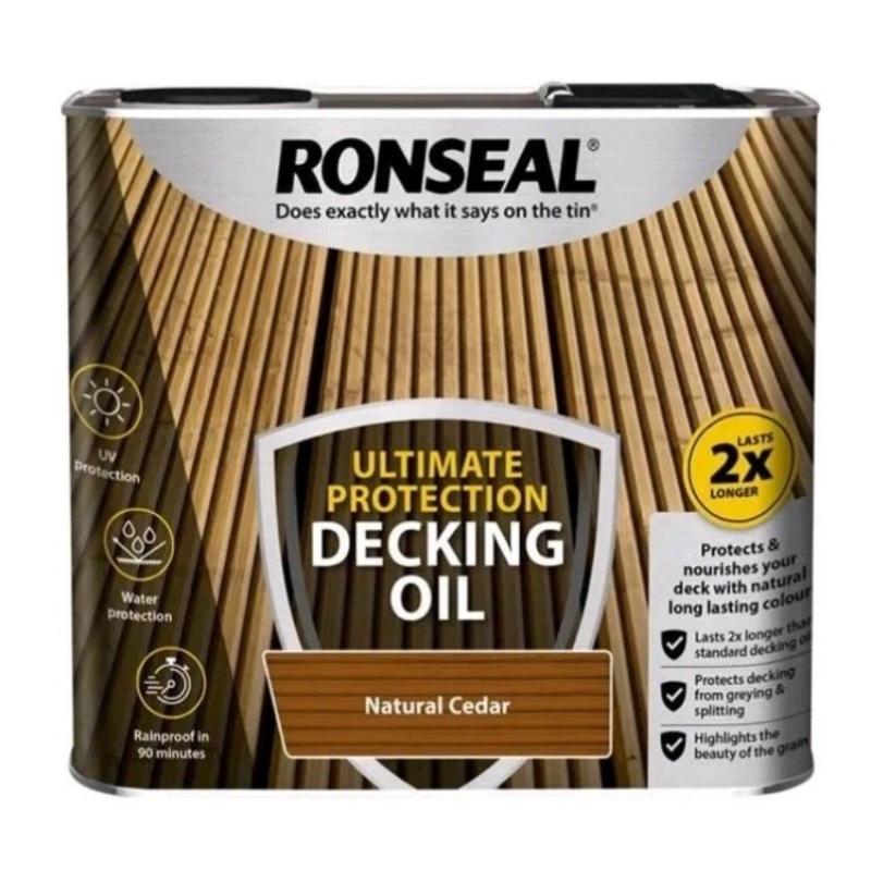 Ronseal® decking oil 2.5l - natural cedar, , medium image number null